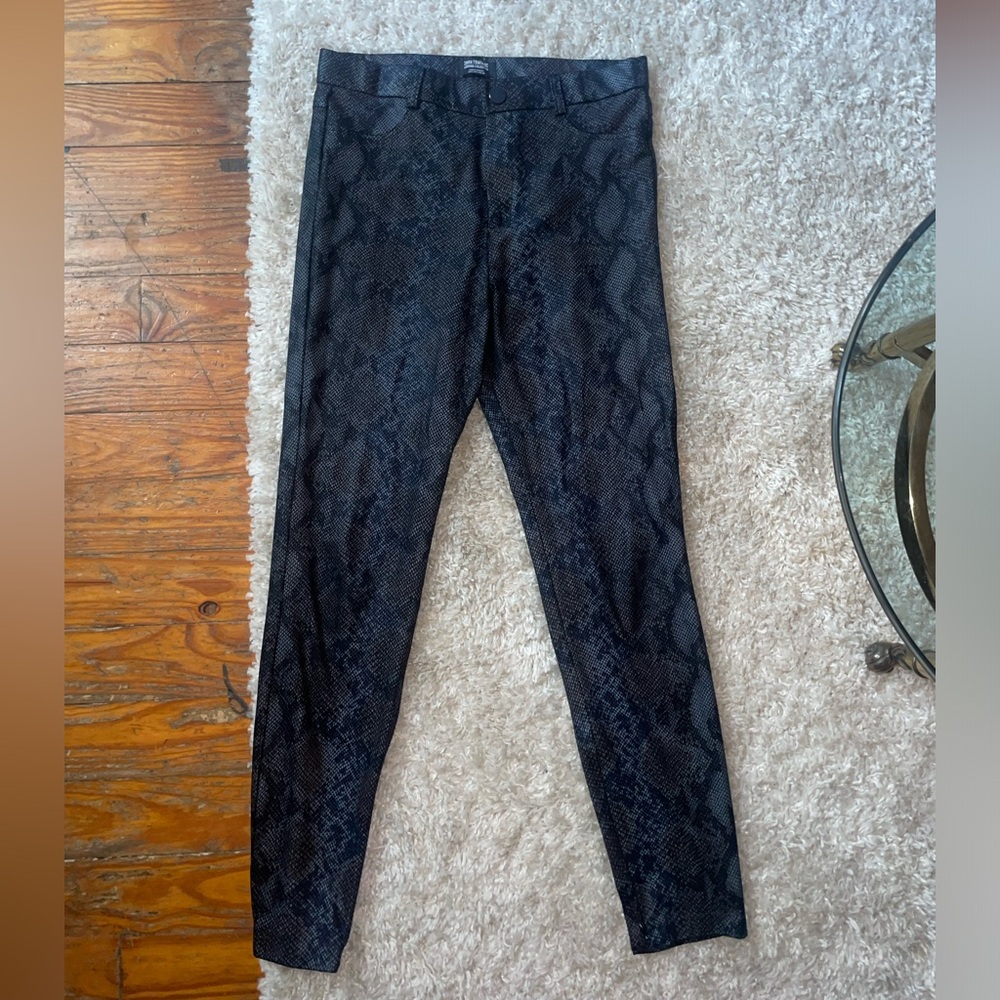 Zara snakeskin trouser pant